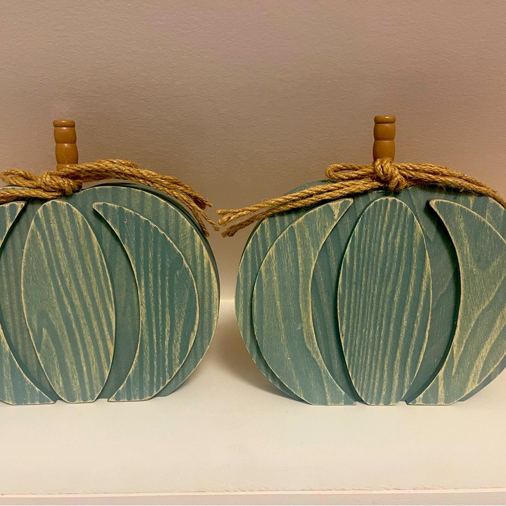 Pumpkins , set of 2 - blue